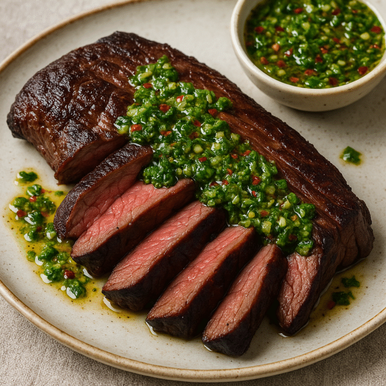 Hanger Steak Chimichurri: A Flavorful Argentine Delight