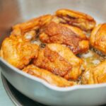 Crispy chicken thighs