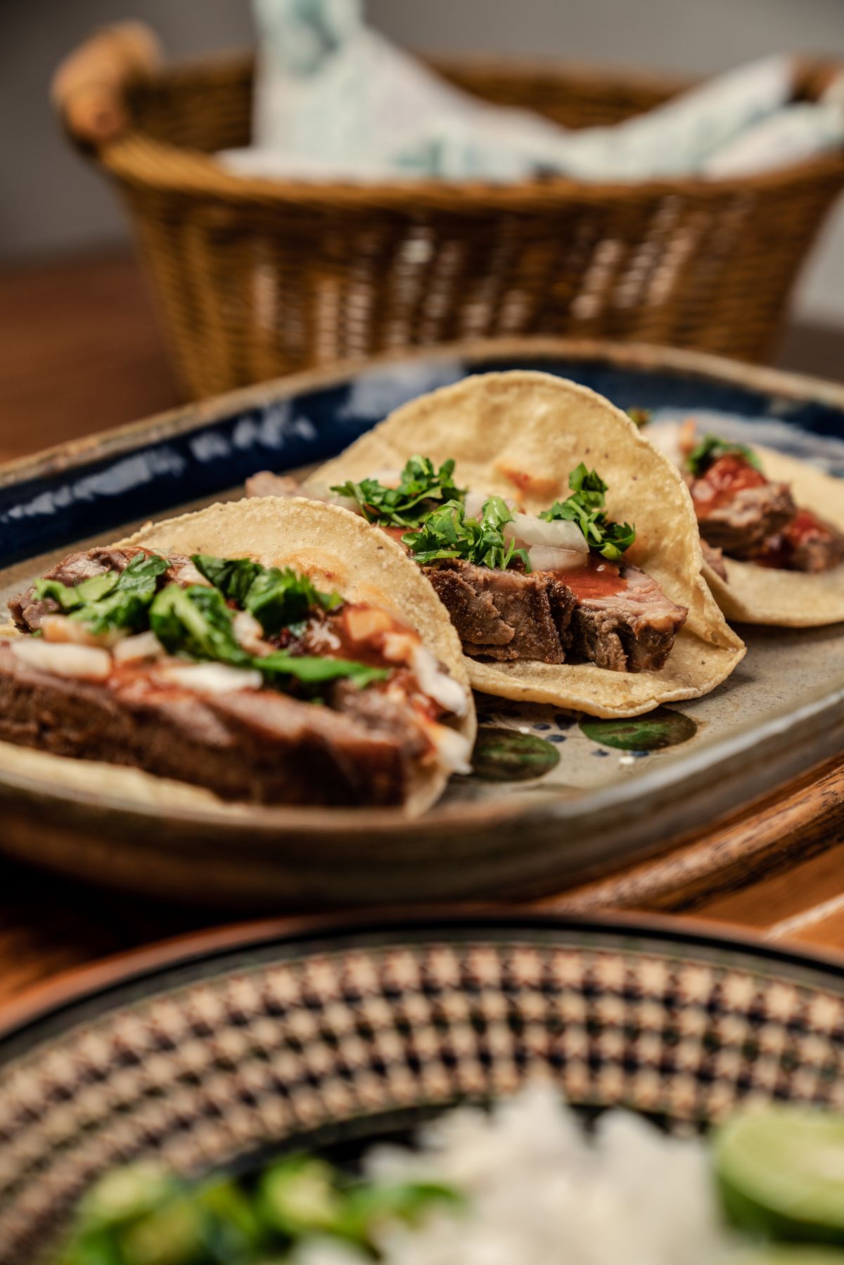Goat barbacoa tacos
